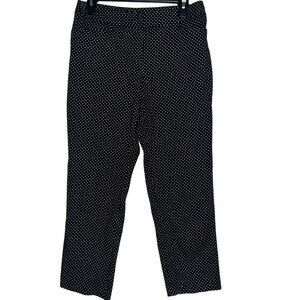 Olivia & Martin black & white polka dot‎ pants 8P